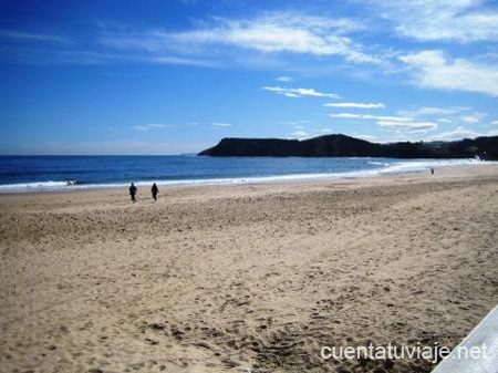 Playa en Comillas (Cantabria)